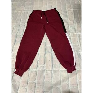 Starting 5 Mens‎ Burgundy Jogger Sweatpants